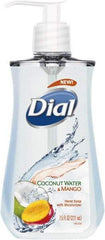 Dial - 7.5 oz Pump Bottle Liquid Soap - Clear, Coconut Water & Mango Scent - All Tool & Supply