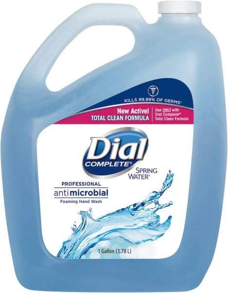 Dial - 1 Gal Bottle Foam Soap - Blue, Spring Water Scent - All Tool & Supply