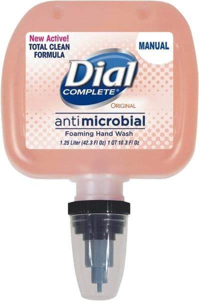 Dial - 1.25 L Dispenser Refill Foam Soap - Light Pink, Original Scent - All Tool & Supply