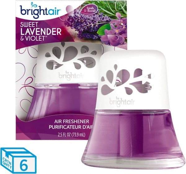 BRIGHT Air - 2.5 oz Diffuser Air Freshener - Liquid, Sweet Lavender & Violet Scent - All Tool & Supply