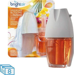 BRIGHT Air - 0.67 oz Packet Air Freshener - Liquid, Hawaiian Blossoms & Papaya Scent - All Tool & Supply