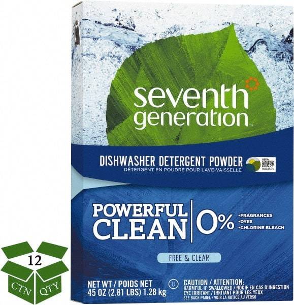 Seventh Generation - 45 oz Box Automatic Dishwashing Powder - Unscented - All Tool & Supply