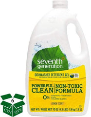 Seventh Generation - 70 oz Bottle Automatic Dishwashing Gel - Lemon Scented - All Tool & Supply