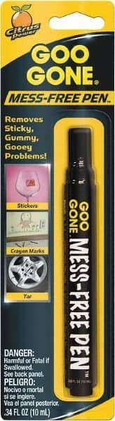 Goo Gone - 0.34 oz Pen Applicator Adhesive Remover - Removes Adhesives, Gum, Tar, Crayon, Scuff Marks, Wax, Sap - All Tool & Supply