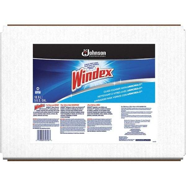 Windex - 5 Gal Bag-in-Box Unscented Glass Cleaner - Multipurpose Use - All Tool & Supply