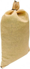 Made in USA - 14" Long x 26" High Sand Bag - Desert Tan Polypropylene, For Spill Containment - All Tool & Supply