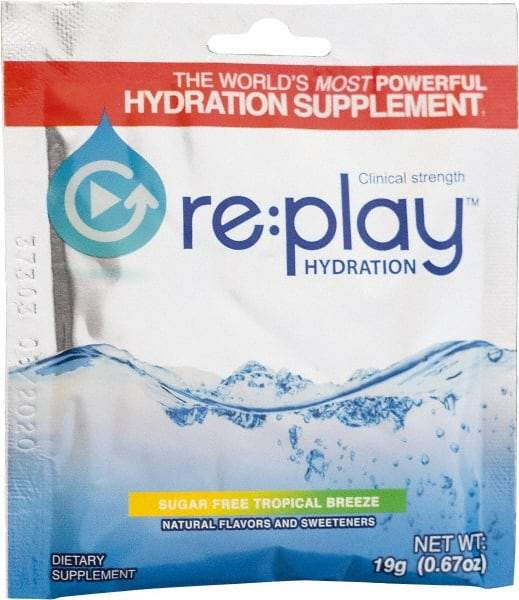 Hydration Health - 0.51 oz Packet Sugar Free Tropical Breeze Activity Drink - Powdered, Yields 16 oz - All Tool & Supply