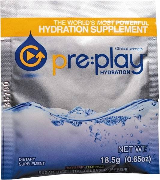 Hydration Health - 0.65 oz Packet Sugar Free Raspberry Lemonade Activity Drink - Powdered, Yields 18 oz - All Tool & Supply