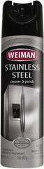 Weiman - 17 fl oz Aerosol Stainless Steel Cleaner & Polish - Unscented, Can Container - All Tool & Supply