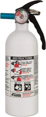 Kidde - 2 Lb, 5-B:C Rated, Dry Chemical Fire Extinguisher - 3-1/4" Diam x 10.95" High, 100 psi, 8' Discharge in 12 sec, Seamless Aluminum Cylinder - All Tool & Supply