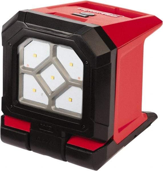 Milwaukee Tool - 18 Volts, 1500 Lumens, Cordless Work Light - Red/Black, Up to 20 hr Run Time - All Tool & Supply