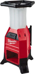 Milwaukee Tool - 18 Volts, 9000 Lumens, Cordless Work Light - Red/Black, 15 hr Run Time - All Tool & Supply