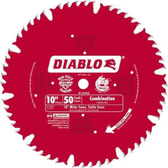 Freud - 10" Blade Diam, 50 Teeth, Carbide-Tipped Cold Saw Blade - 1" Arbor Hole Diam, 0.071" Blade Thickness - All Tool & Supply