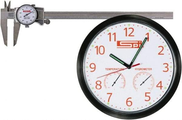 SPI - 0" to 6" Range, 0.001" Graduation, 0.1" per Revolution, Dial Caliper - White Face - All Tool & Supply