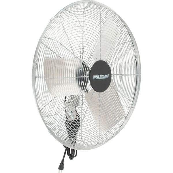 PRO-SOURCE - 30" Blade, 1/4 hp, 6,000 & 7,900 CFM, Oscillating Industrial Circulation Fan - Fan Head Only, 115 Volts, 2 Speed - All Tool & Supply