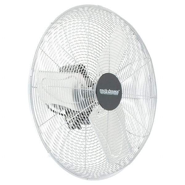 PRO-SOURCE - 24" Blade, 1/4 hp, 5,200, 6,000 & 7,700 CFM, Industrial Circulation Fan - Back-Mounted, 120 VAC Volts, 1.60-1.90 Amps, 3 Speed - All Tool & Supply