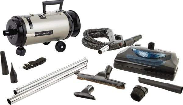 MetroVac - Canister Vacuum Cleaner - 120 Volts, 4 hp, 11.25 Amps, 12.5 Lb, Accessories Included - All Tool & Supply