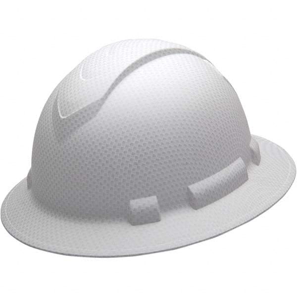 PYRAMEX - ANSI Type I Class C, G & E 4-Point Ratchet Full Brim Hard Hat - All Tool & Supply