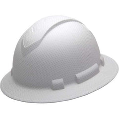 PYRAMEX - ANSI Type I Class C, G & E 4-Point Ratchet Full Brim Hard Hat - All Tool & Supply