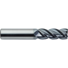 M.A. Ford - Corner Radius & Corner Chamfer End Mills; Mill Diameter (Inch): 1/2 ; Mill Diameter (Decimal Inch): 0.5000 ; End Type: Corner Radius ; Corner Radius (Inch): .045 ; Number of Flutes: 4 ; Material: Solid Carbide - Exact Industrial Supply