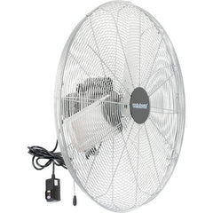 PRO-SOURCE - 30" Blade, 1/4 hp, 5,300, 6,200 & 7,800 CFM, Oscillating Industrial Circulation Fan - Back-Mounted, 120 VAC Volts, 1.60-1.90 Amps, 3 Speed - All Tool & Supply