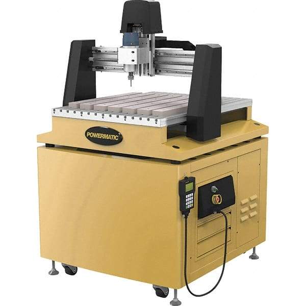 Powermatic - Single Phase, 115 Volt, CNC Mill Drill Machine - 39-11/64" Long x 28-25/64" Wide Table - All Tool & Supply