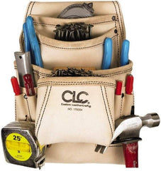 CLC - General Purpose Holster with 10 Pockets - Leather, Natural (Color) - All Tool & Supply