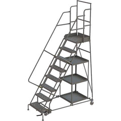 TRI-ARC - Rolling & Wall Mounted Ladders & Platforms Type: Stock-Picking Ladder Style: Rolling Safety Stock Picking Ladder - All Tool & Supply