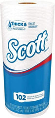 Scott - Perforated Roll of 1 Ply White Paper Towels - 11" Wide, 53' Roll Length - All Tool & Supply