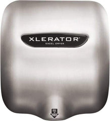 Excel Dryer - 1490 Watt Silver Finish Electric Hand Dryer - 110/120 Volts, 12.2 Amps, 11-3/4" Wide x 12-11/16" High x 6-11/16" Deep - All Tool & Supply