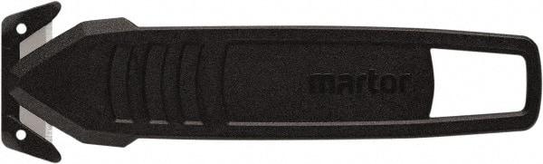 Martor USA - Recessed/Hook Blade Safety Utility Knife - Black Polycarbonate Handle, 1 Blade Included - All Tool & Supply