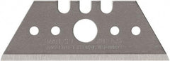 Martor USA - 100 Piece, Carbon Steel, Utility Knife Blade - 2.09" Long - All Tool & Supply