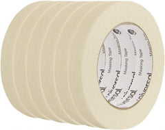 UNIVERSAL - 18mm Wide x 54.8 m Long Beige Crepe Paper Masking Tape - Series 6697, 5 mil Thick, 19 In/Lb Tensile Strength - All Tool & Supply