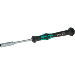 Wera - 4.5mm Solid Shaft Precision Nutdriver - Cushion Grip Handle, 6-1/4" OAL - All Tool & Supply