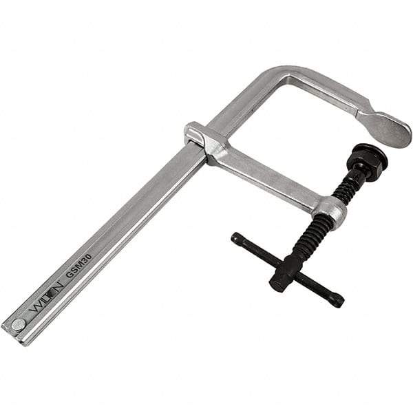 Wilton - 5-1/2" Throat Depth, 12" Max Capacity, Heavy-Duty F Sliding Arm Clamp - 2,660 Lb Clamping Pressure - All Tool & Supply