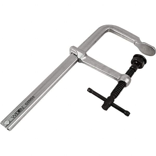 Wilton - 5-1/2" Throat Depth, 20" Max Capacity, Heavy-Duty F Sliding Arm Clamp - 2,660 Lb Clamping Pressure - All Tool & Supply