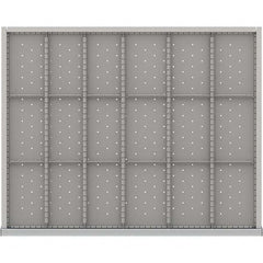 LISTA - 18-Compartment Drawer Divider Layout for 3.15" High Drawers - All Tool & Supply