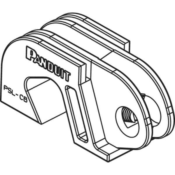 Panduit - Nylon Universal Circuit Breaker Lockout - 11/32 Max Cord Diam, 1 Padlock, 1 Circuit - All Tool & Supply