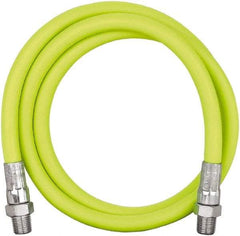 Legacy - 3' Long, 10,000 psi Operating Pressure, Rubber Grease Gun Hose - 1/8 NPT, 10,000 psi Burst Pressure - All Tool & Supply