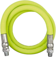 Legacy - 3' Long, 10,000 psi Operating Pressure, Rubber Grease Gun Hose - 3/16 NPT, 10,000 psi Burst Pressure - All Tool & Supply