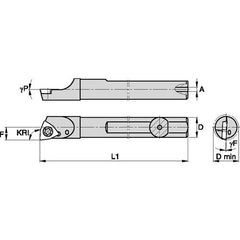 GSBMW61003R STEEL SHANK BORING BAR - Exact Industrial Supply