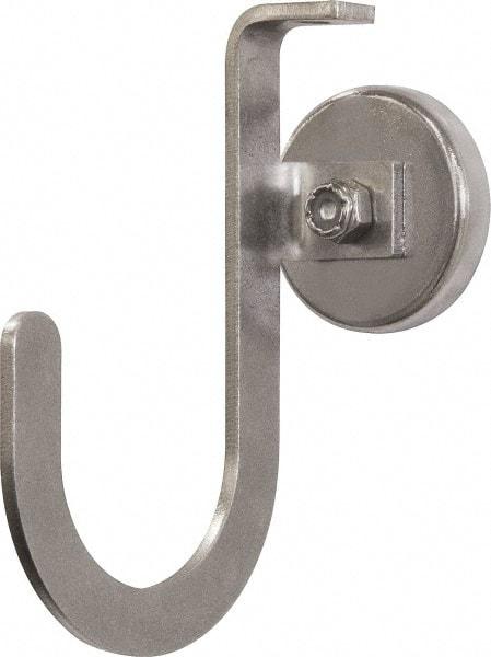 Mag-Mate - 15 Lb Capacity, 2" Projection, 304 Stainless Steel Magnetic J Hook - 3-1/8" OAL - All Tool & Supply