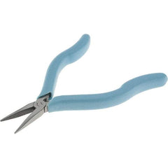 Xcelite - 6-1/2" Jaw Length x 7/16" Jaw Width, Long Nose Comfort Grip Pliers - Smooth Jaw, Bi-Material Cushion Handle - All Tool & Supply