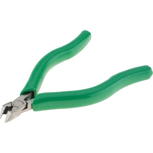 Xcelite - 138mm OAL, 20 AWG Capacity, Diagonal Cutter - 7/16" Jaw Length x 11mm Jaw Width, Angled Tip Head - All Tool & Supply