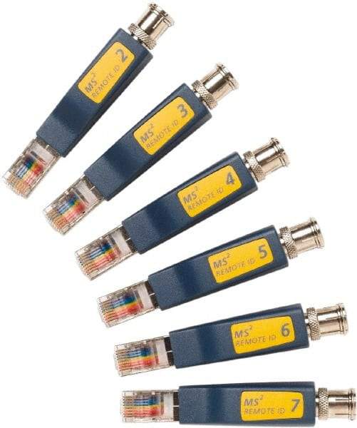 Fluke Networks - Blue Electrical Test Equipment Identifier Kit - Use with Microscanners2 Cable Testers - All Tool & Supply