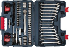 Crescent - 128 Piece 3/8" Drive Mechanic's Tool Set - Comes in Blow Molded Case - All Tool & Supply