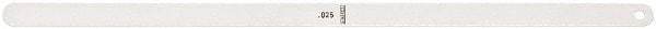 Starrett - Feeler Gages   Thickness (Decimal Inch): 0.0250    Leaf Length (Inch): 12 - All Tool & Supply