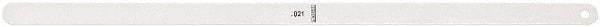 Starrett - Feeler Gages   Thickness (Decimal Inch): 0.0210    Leaf Length (Inch): 12 - All Tool & Supply