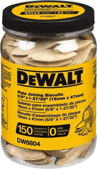 DeWALT - Size 0 Biscuits - 150 Pieces, Tube - All Tool & Supply