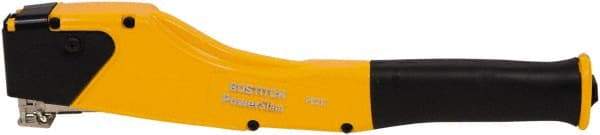 Stanley Bostitch - Manual Hammer Tacker - 1/4, 5/16, 3/8" Staples, 168 Lb Capacity, Yellow, Aluminum Die Cast - All Tool & Supply